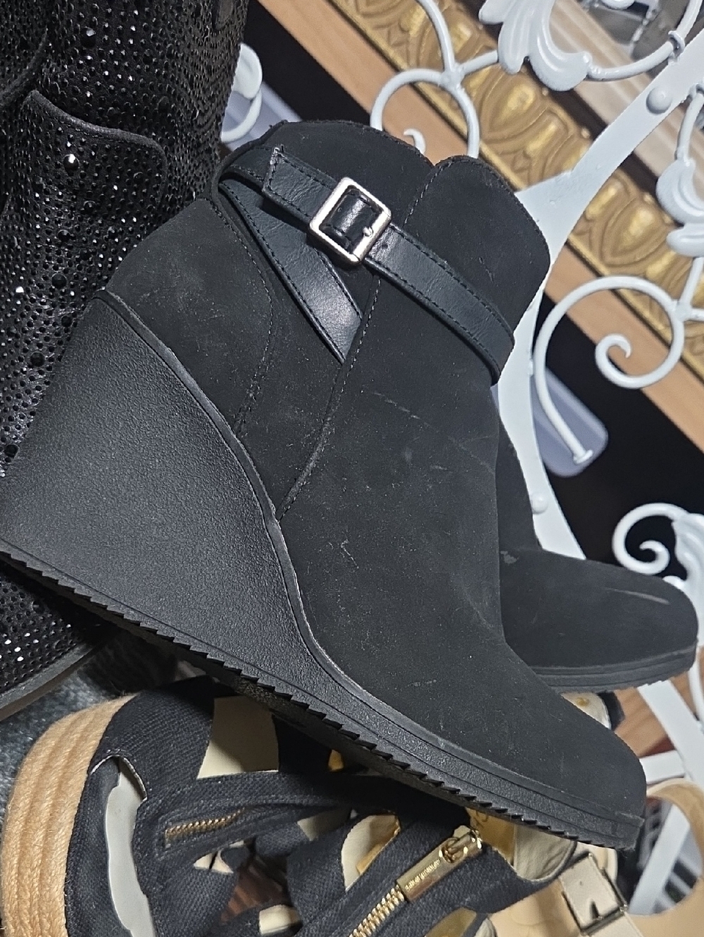Women's Black Ankle Boots - Classic Slip-On Style
